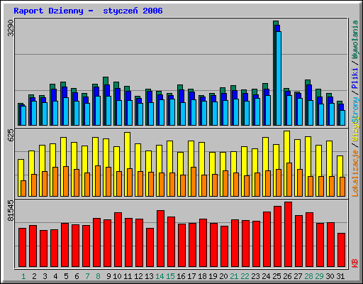 Raport Dzienny -  stycze 2006