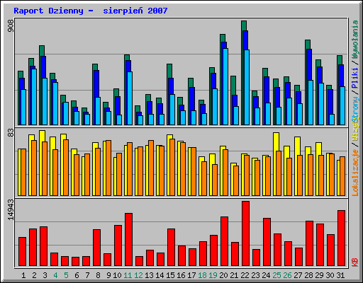 Raport Dzienny -  sierpie 2007