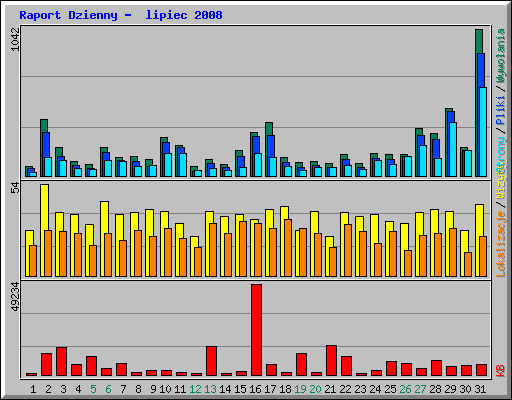 Raport Dzienny -  lipiec 2008