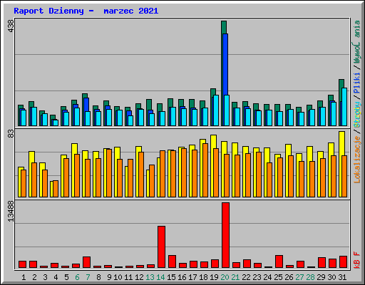 Raport Dzienny -  marzec 2021