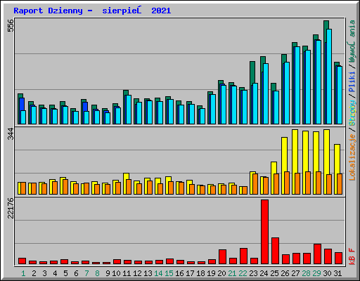 Raport Dzienny -  sierpień 2021