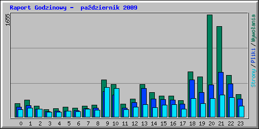 Raport Godzinowy -  padziernik 2009