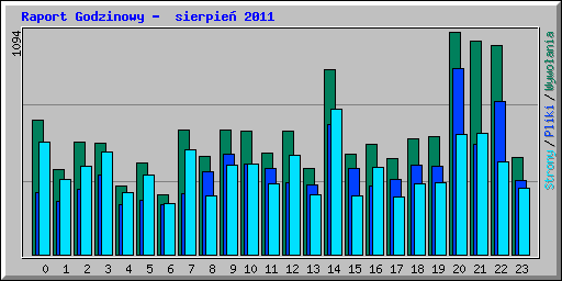 Raport Godzinowy -  sierpie 2011