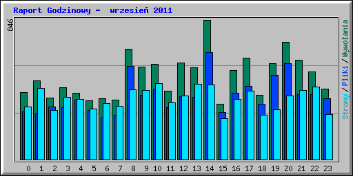 Raport Godzinowy -  wrzesie 2011