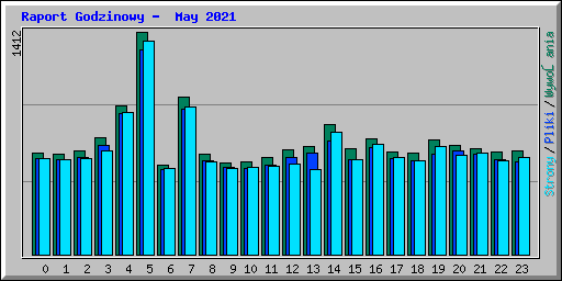 Raport Godzinowy -  May 2021