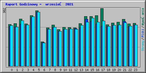 Raport Godzinowy -  wrzesień 2021