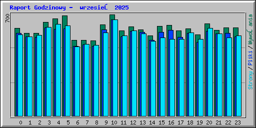 Raport Godzinowy -  wrzesień 2025